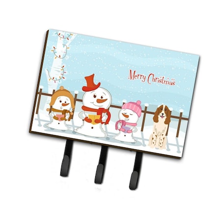 Carolines Treasures Merry Christmas Carolers Russian Spaniel Leash or Key Holder BB2362TH68
